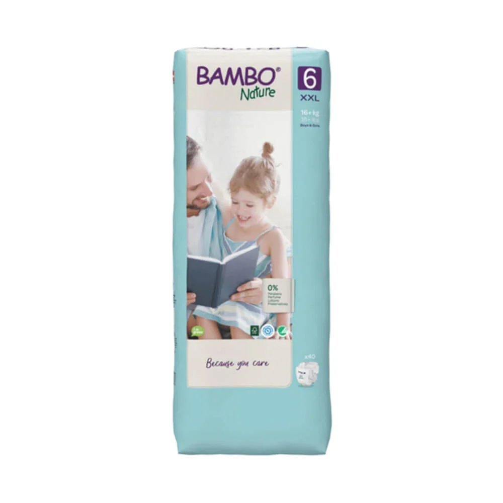 Bambo Natura Pannolini XXL Taglia 6 16kg e + x40