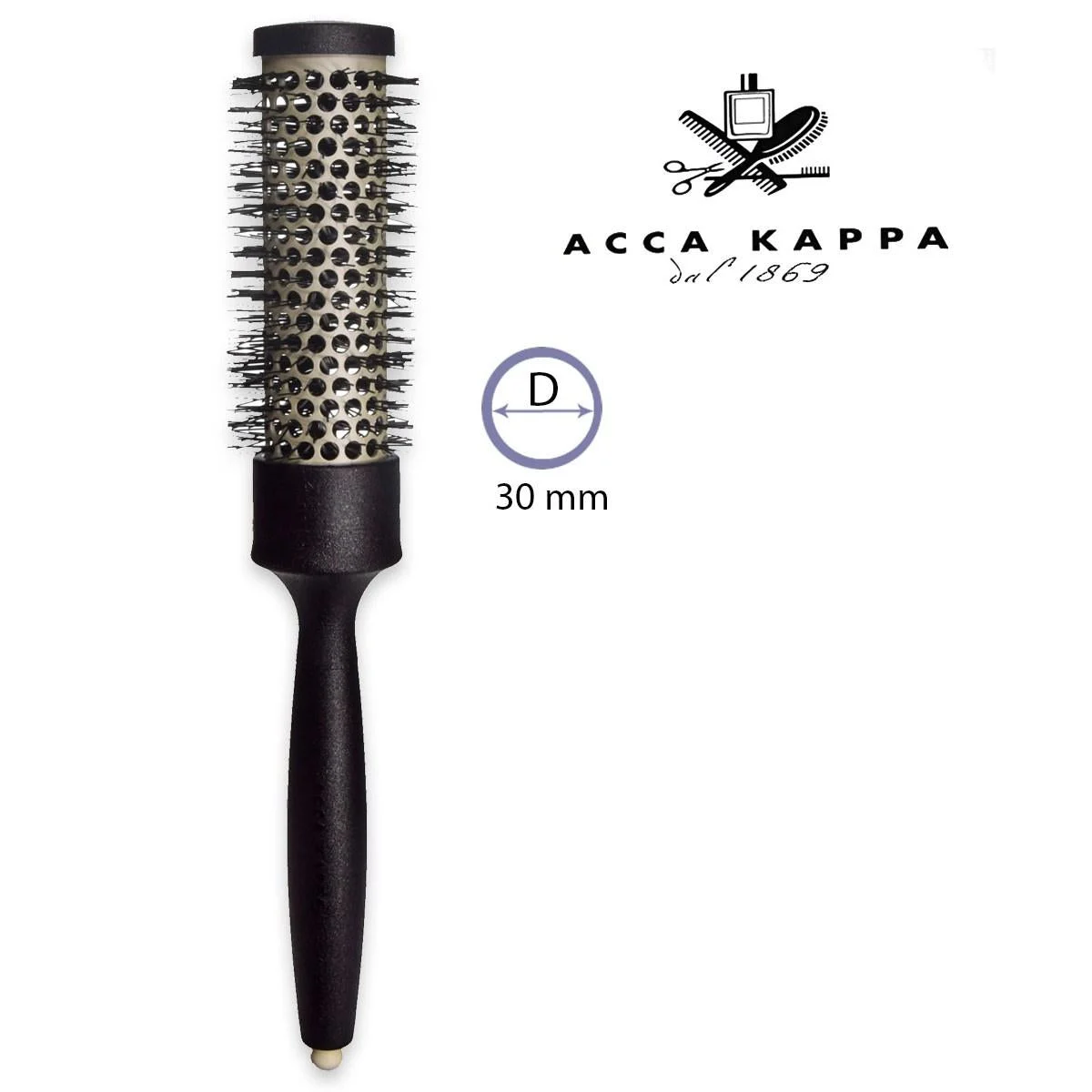 Acca kappa spazzola termica griglia ceramica diam.30