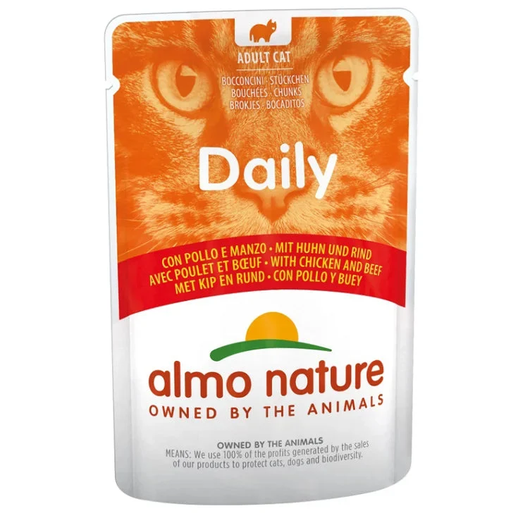 Almo nature Daily Menu con Pollo e Manzo - 70GR