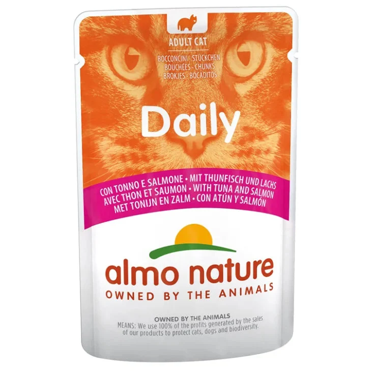 Almo nature Daily Menu con Tonno e Salmone - 70GR