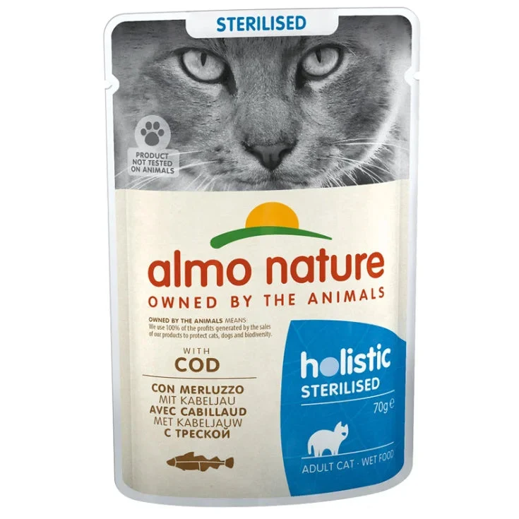 Almo nature PFC Sterilised con Merluzzo - 70GR