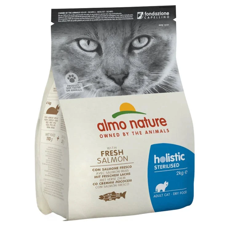 Almo nature Holistic Fresh Sterilised Dry Salmone e Riso - 2KG