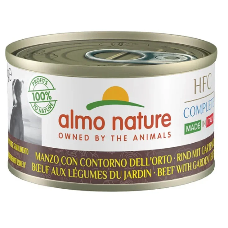 Almo nature spa HFC Complete Made in Italy Manzo con Contorno dell'Orto - 95GR