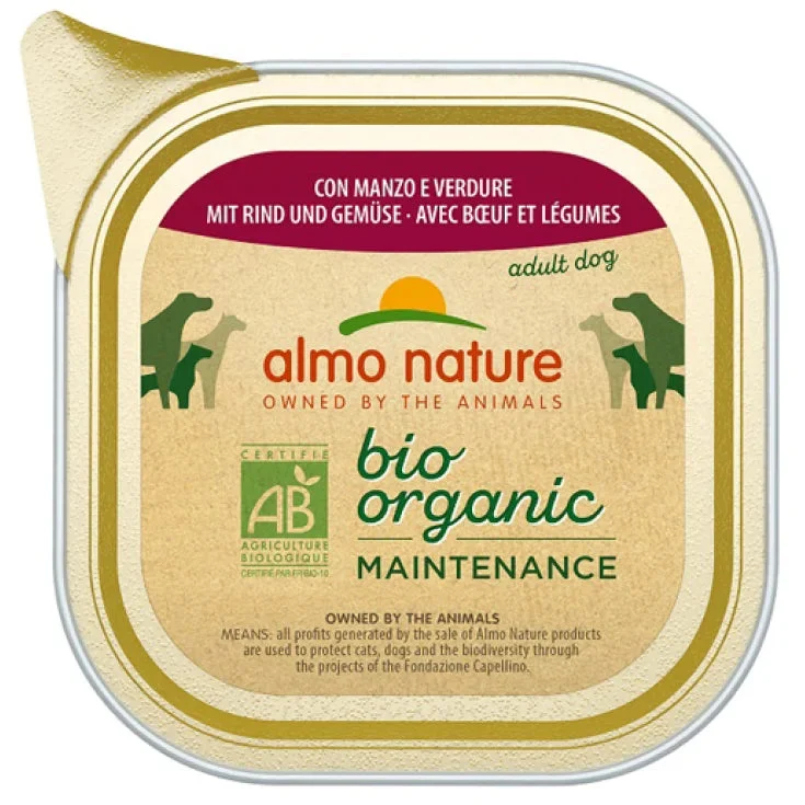 Almo nature Bio Organic Maintenance con Manzo e Verdure - 100GR