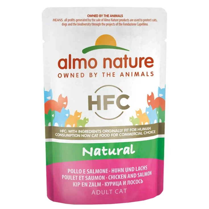 Almo nature HFC Natural Pollo e Salmone - 55GR
