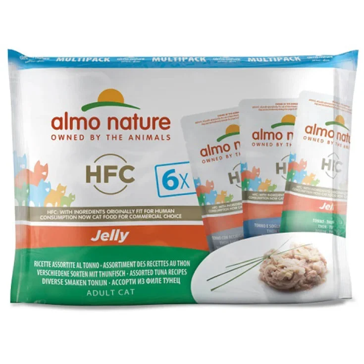 Almo nature HFC Jelly Multipack Ricette Assortite al Tonno - 6X55GR