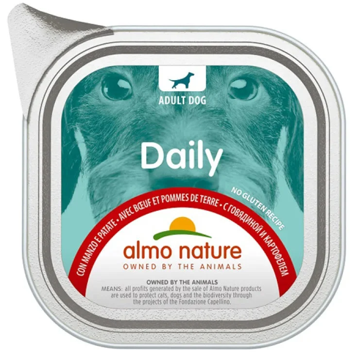 Almo nature Daily Menu con Manzo e Patate - 100GR