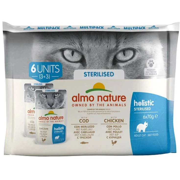 Almo nature PFC DAILY FUNC gatto 70 STE Merluzzo e pollo