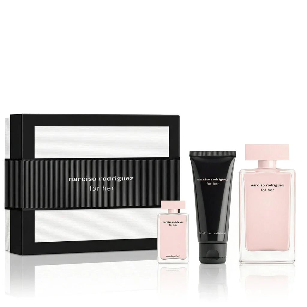 Narciso Rodriguez For Her EDP 100 ml + EDP MINI 10 ml + Latte corpo 50 ml