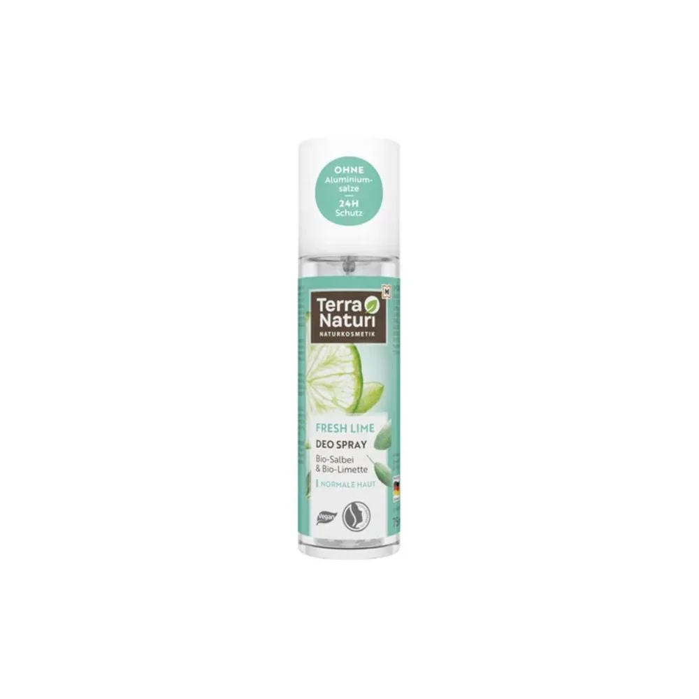Terra naturi Fresh Lime - Deodorante Spray, 75 ml