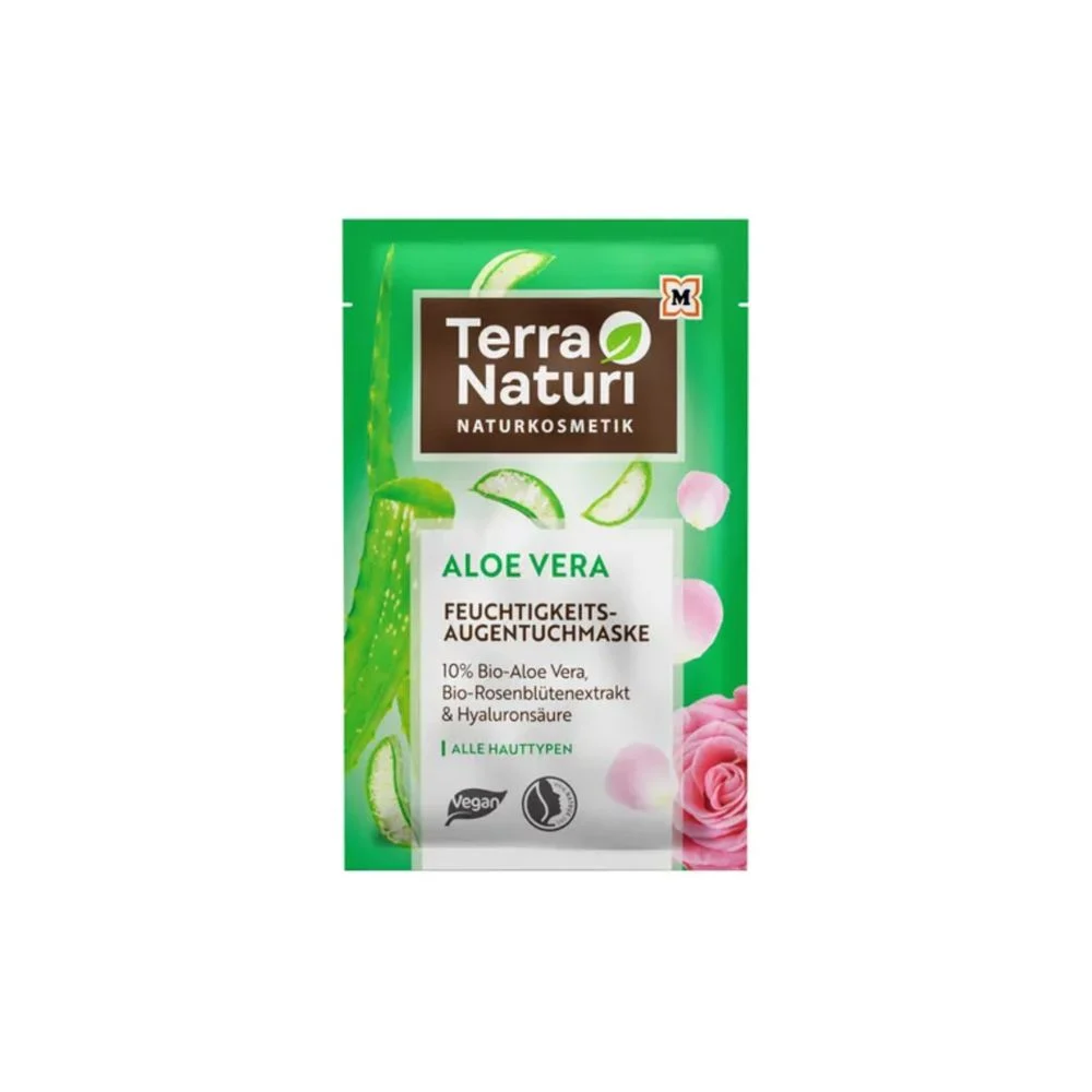 Terra naturi Aloe Vera - Maschera Idratante Occhi a Tessuto