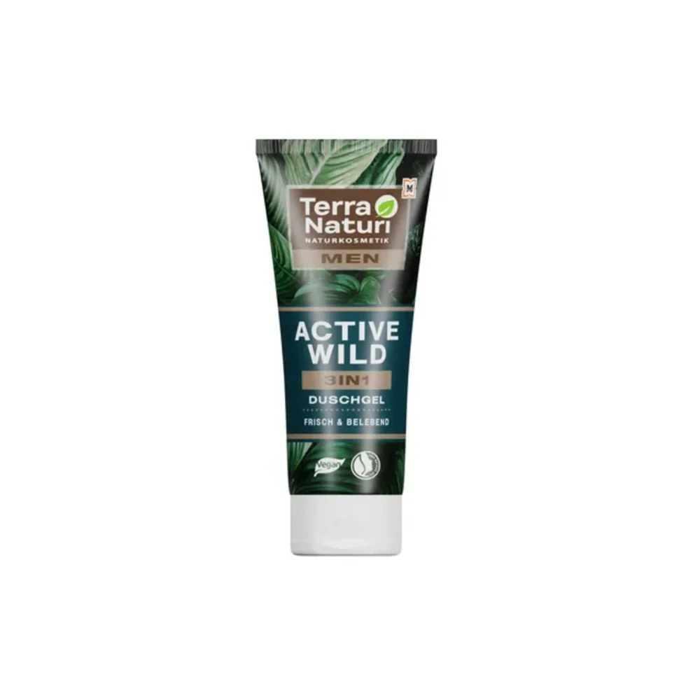Terra naturi Uomo - Gel Doccia Active Wild 3in1, 200 ml