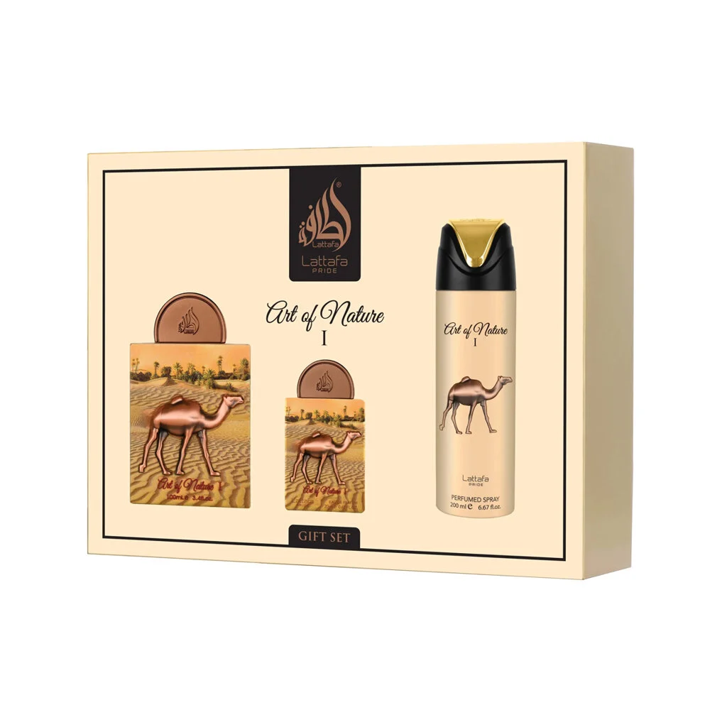 Lattafa Pride Art of Nature I EDP 100 ml + EDP 20 ml + spray corpo 200 ml