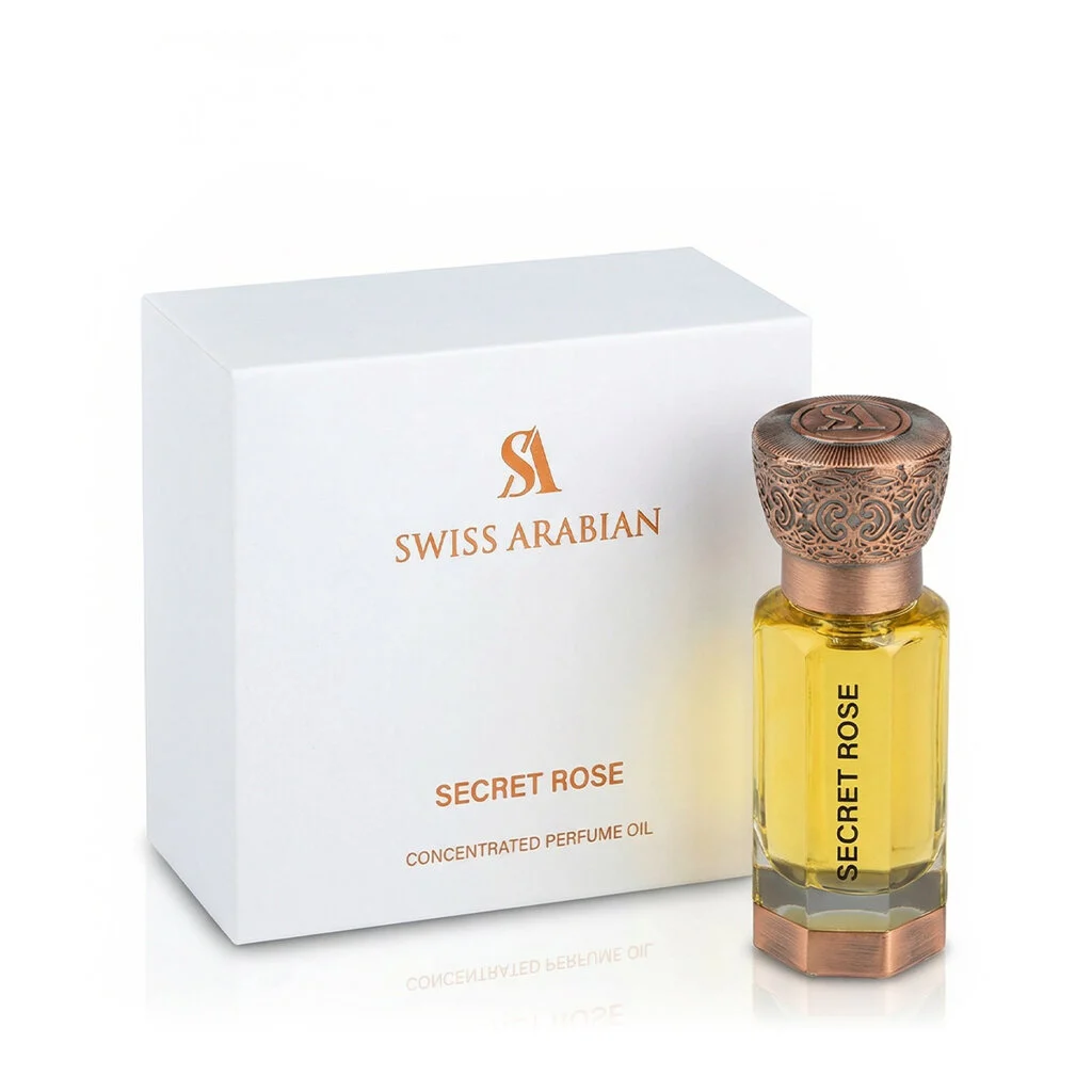 Swiss Arabian Secret Rose profumo di olio essenziale (unisex) 12 ml