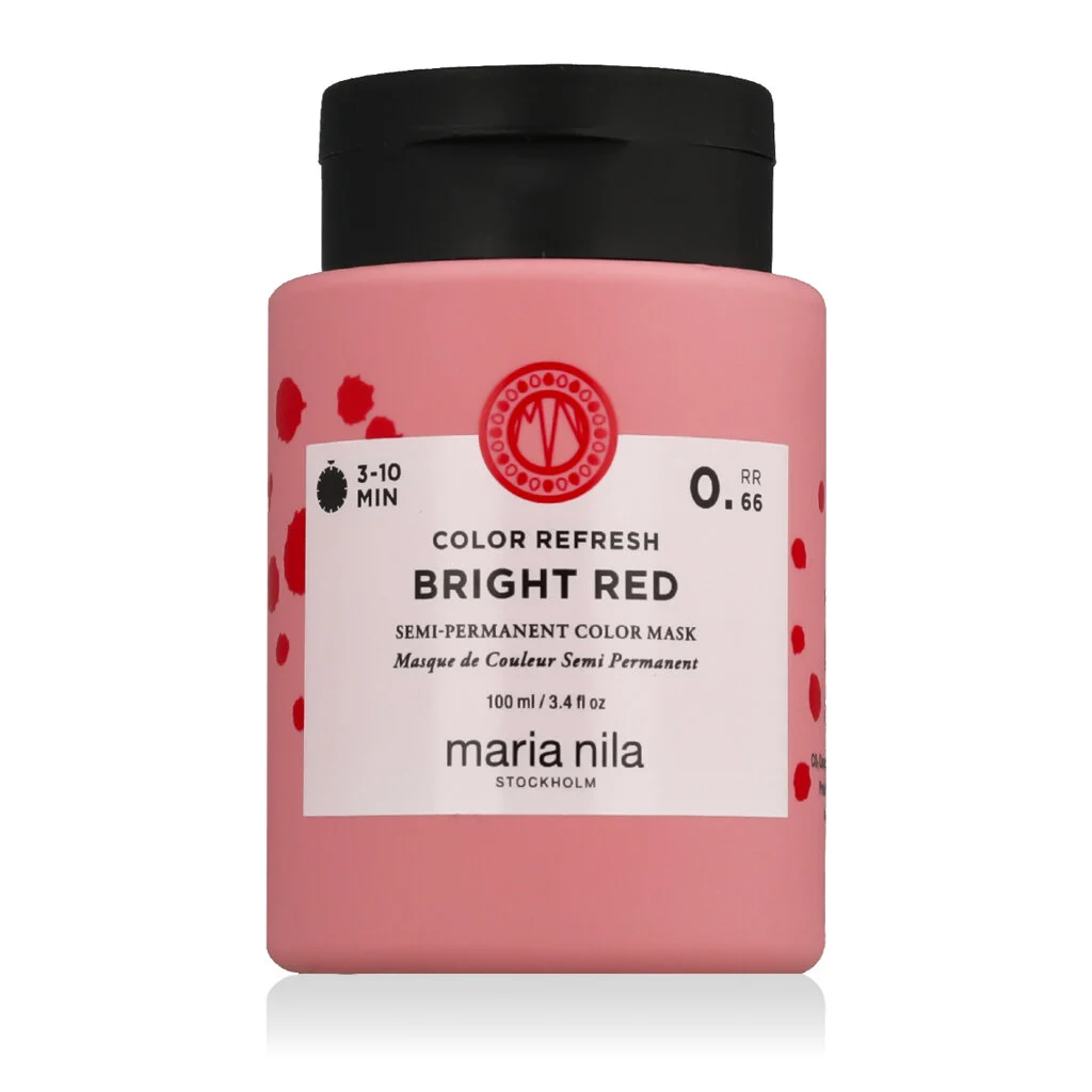 Maria Nila Colour Refresh Semi-permanent maschera per capelli con pigmenti colorati Bright Red 100 m