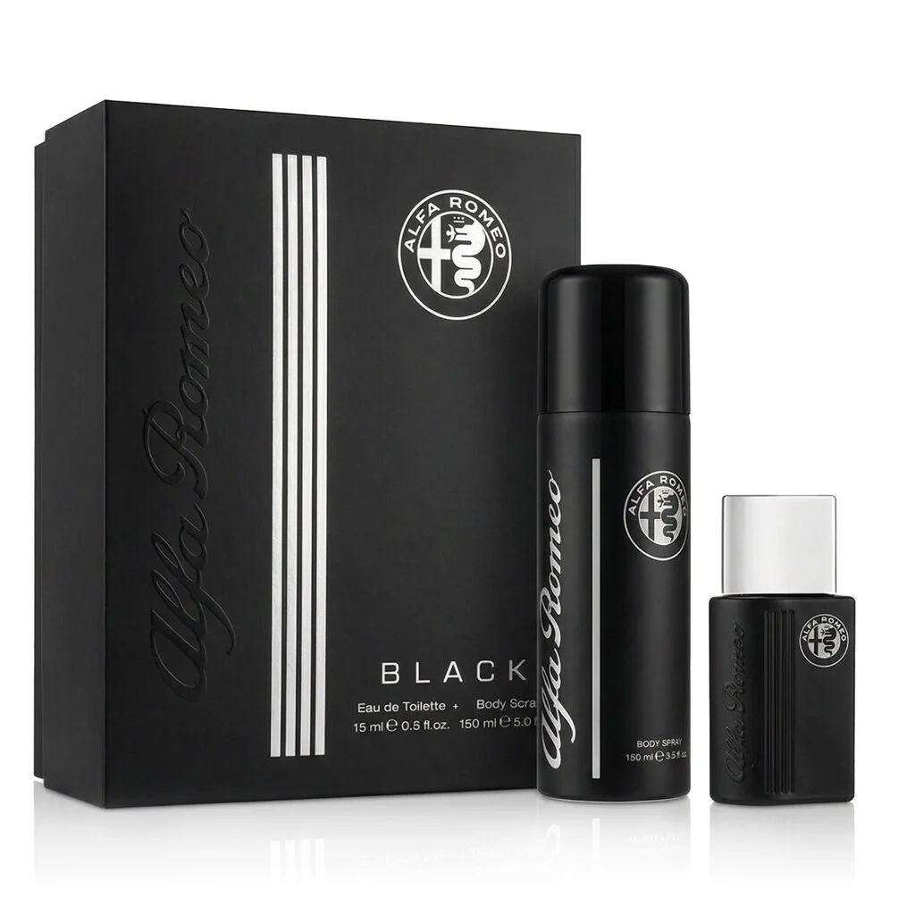 Alfa Romeo Black EDT 15 ml + spray da corpo 150 ml