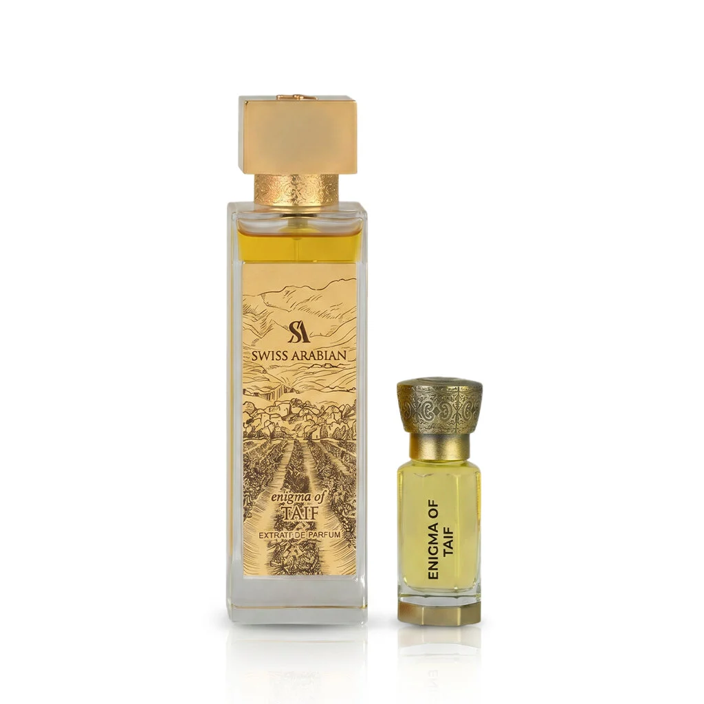 Swiss Arabian Enigma of Taif extrait de parfum 100 ml + profumo di olio essenziale 12 ml