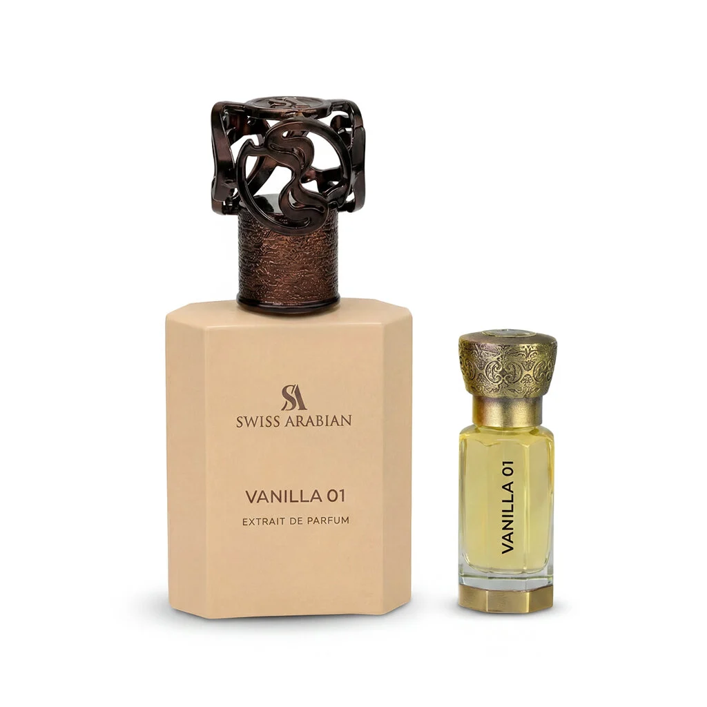 Swiss Arabian Vanilla 01 extrait de parfum 50 ml + Olio profumato 12 ml