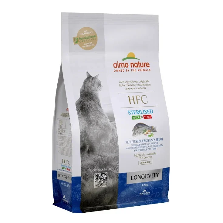 Almo nature spa HFC Longevity Sterilizzato Spigola e Orata - 1,20KG
