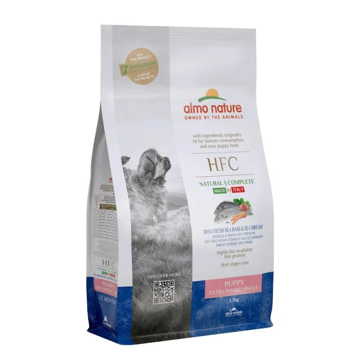 Almo nature spa HFC Puppy XSmall & Small Spigola e Orata - 1,20KG