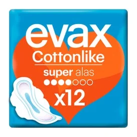 Cotone Evax come Super con ali 12 pz