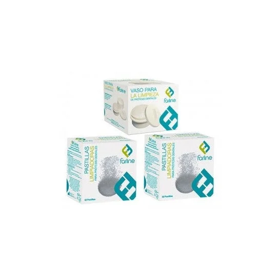 Farline Pack compresse di pulizia 2x32 compresse + ricariche