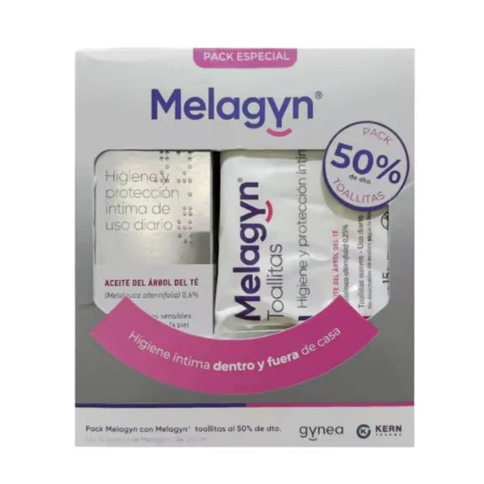 Melagyn Pack Gel 200ml + Toallitas
