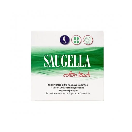 Saugella - Asciugamani notte in cotone Touch X12