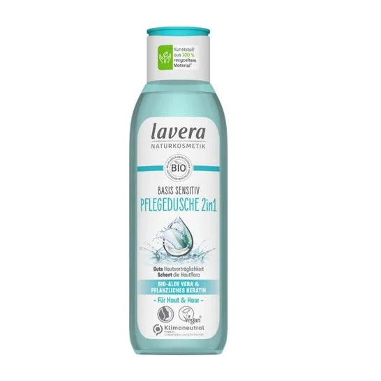 Lavera Basis Sensitiv Gel Ducha-Champú 2 en 1 250ml