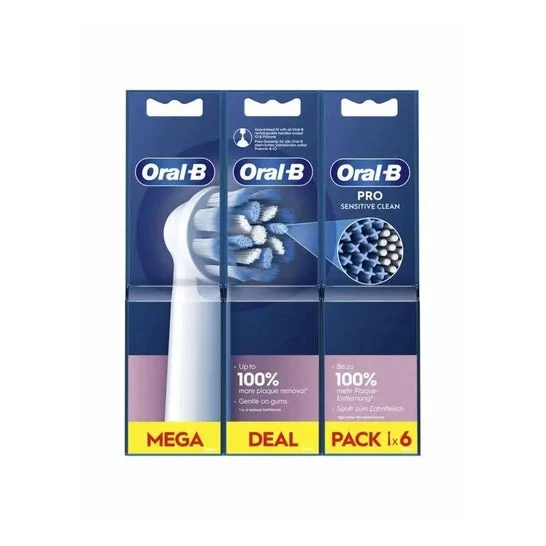 Oral-B Sensitive Clean Brush Head Recambio 6uds