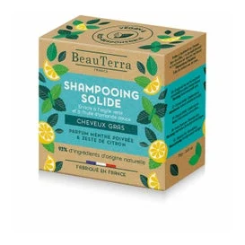 BeauTerra Shampoo solido per capelli grassi 75g