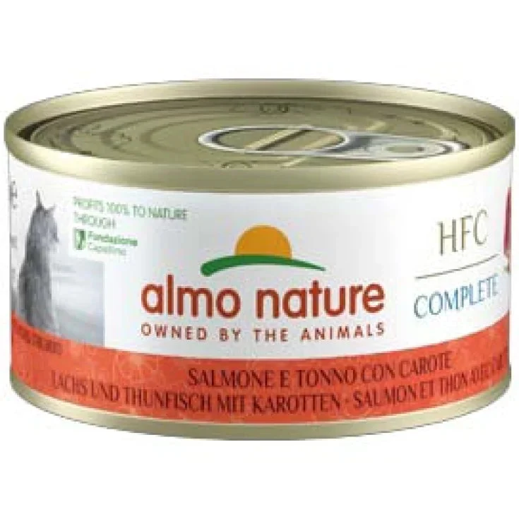 Almo Nature Hfc Gatto Compl Kitt Salmone Tonno Con Carote