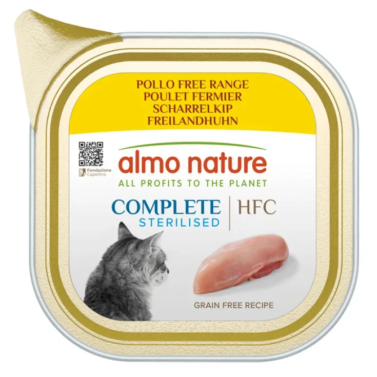 Almo Nature Hfc Gatto Compl Ster Pollo 85G