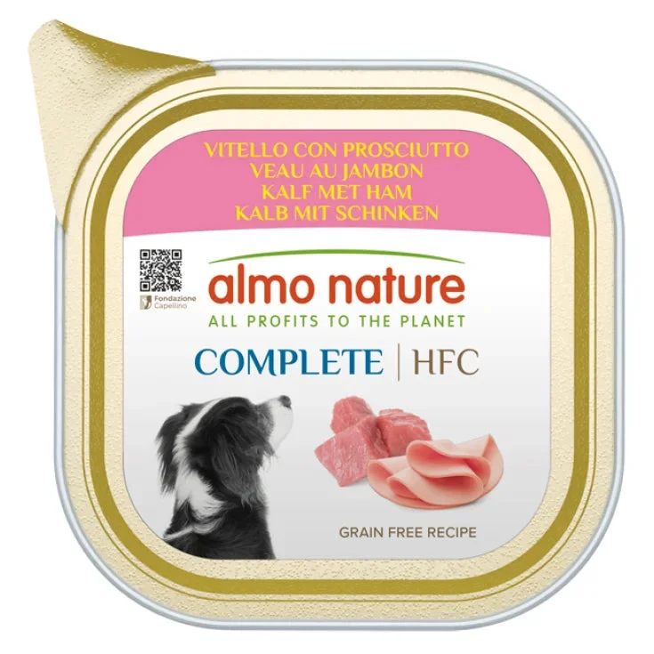 Almo Nature Hfc Cane Compl Vitello Con Prosciutto 150G