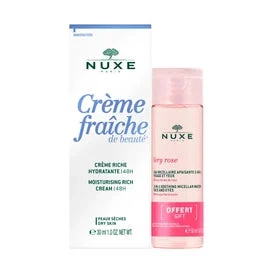 Nuxe Set Crema Fresca Rica 30ml + Very Rosy Agua Micelar 50ml
