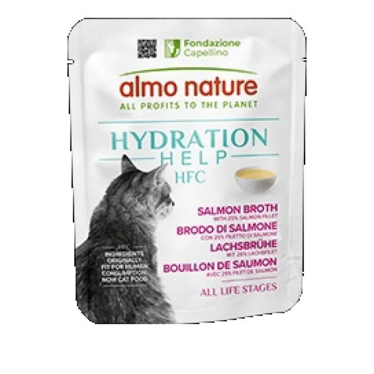 Almo nature spa Almo Hydr Help Brodo Salm 50G