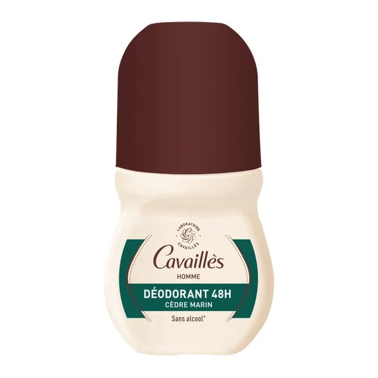 Cavaillès Deodorante Antitraspirante Uomo 48H Cedro Roll-on 50 ml