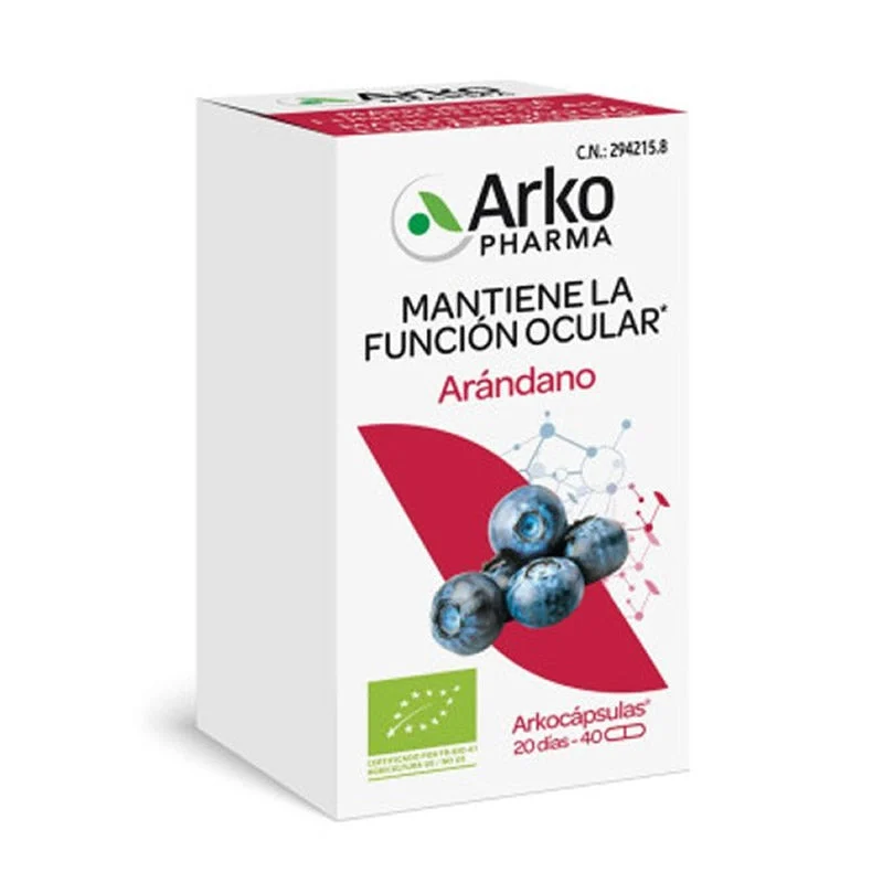 Arkopharma Mirtillo Organic 40 Capsule