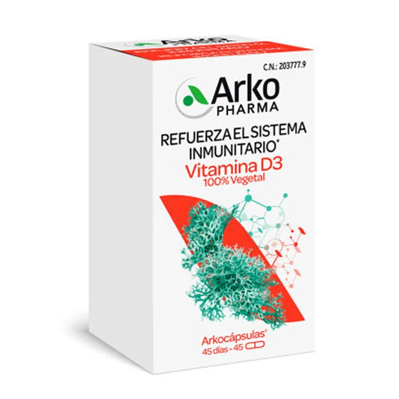 Arkocaps Vitamina D3 45 Capsule 100% Vegetali