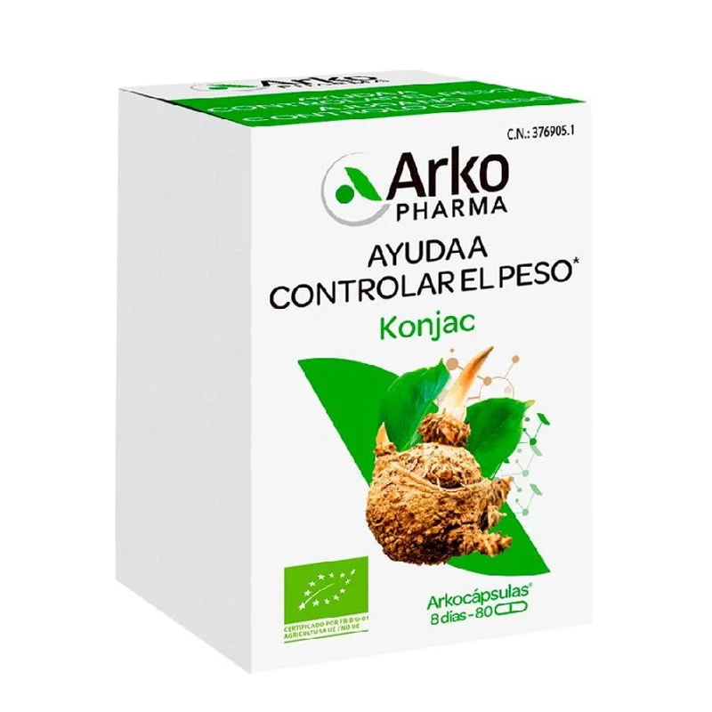 Arkocaps Glucomannan 80 Capsule