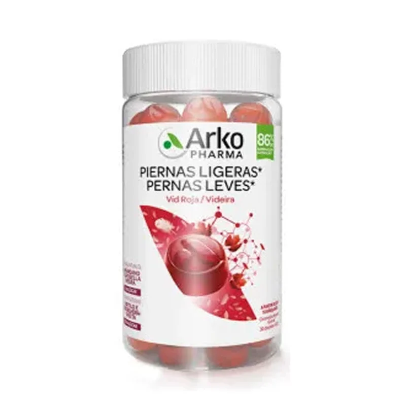Arkopharma Gambe leggere 60 caramelle Gusto Mirtillo e Ribes Nero