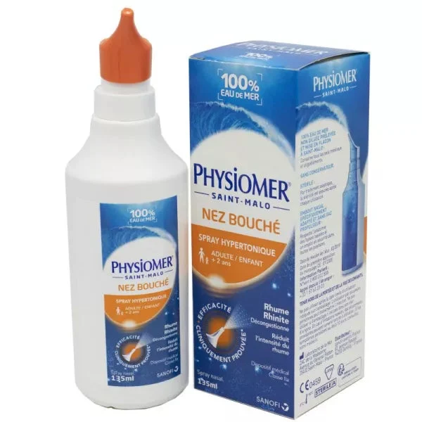 Physiomer Naso Otturato Spray Ipertonico Adulti E Bambini 135ml
