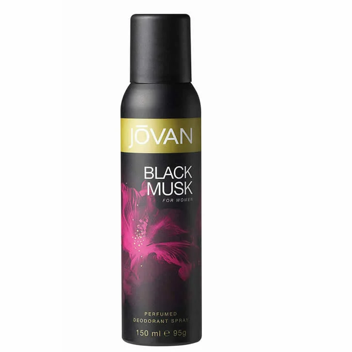 Jovan Black Musk Deodorante Profumato Spray 150 ml