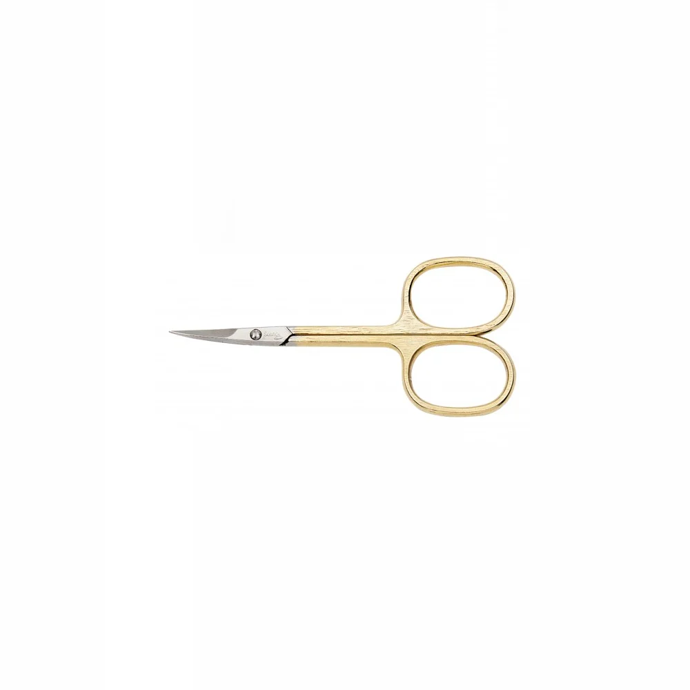 MUSTER FORBICINA PELLE CURVA SATINATA MANICI DORATI 28601