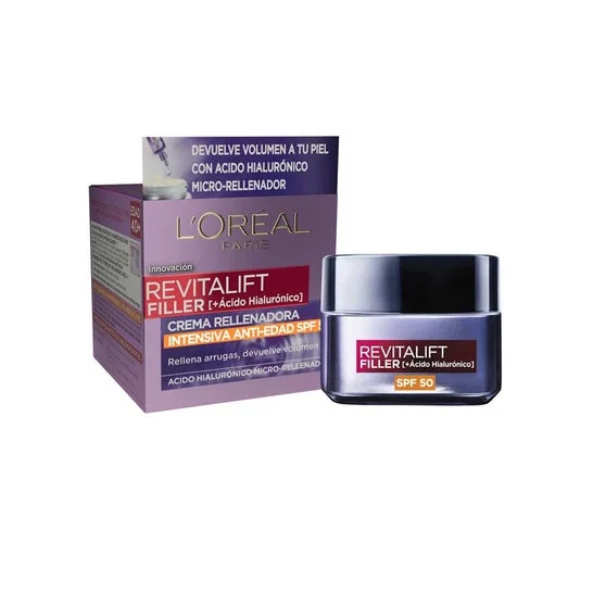 L'Oréal Paris Revitalift Filler Acido Ialuronico Spf50 50ml