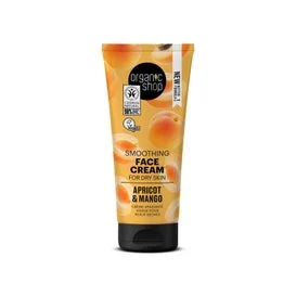 Organic Shop Crema Facial Ligeria Diaria para Piel Seca Albaricoque Orgánico 50ml