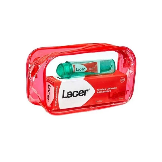 Lacer Neceser con Pasta Dental 50ml + Cepillo de Viaje