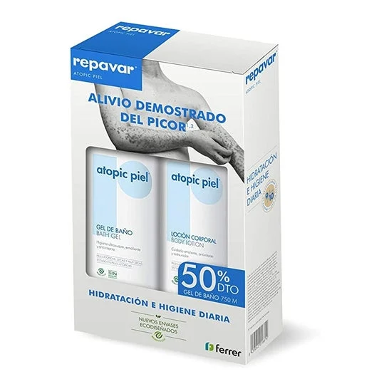 Repavar Pack Atopic Skin Bath Gel + Body Lotion