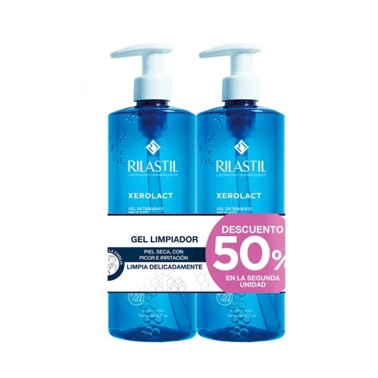 Rilastil Pack Xerolact Gel detergente 2x750ml