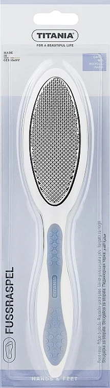 Raspa piedi a doppia faccia, grigio-blu